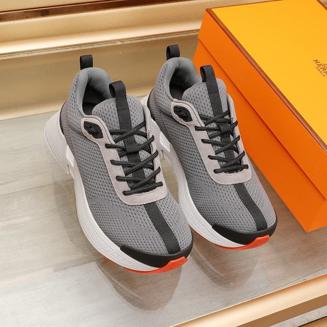 HM HUGO SNEAKER GRAY BREATHABLE FABRIC