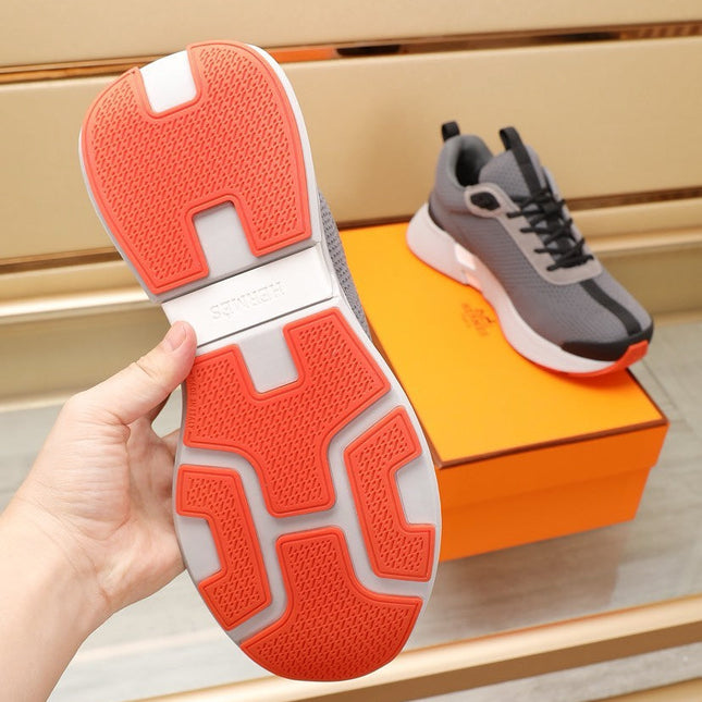 HM HUGO SNEAKER GRAY BREATHABLE FABRIC