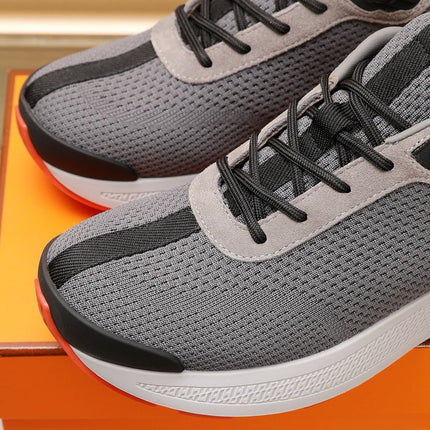 HM HUGO SNEAKER GRAY BREATHABLE FABRIC