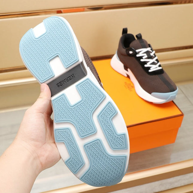 HM HUGO SNEAKER BROWN BREATHABLE FABRIC