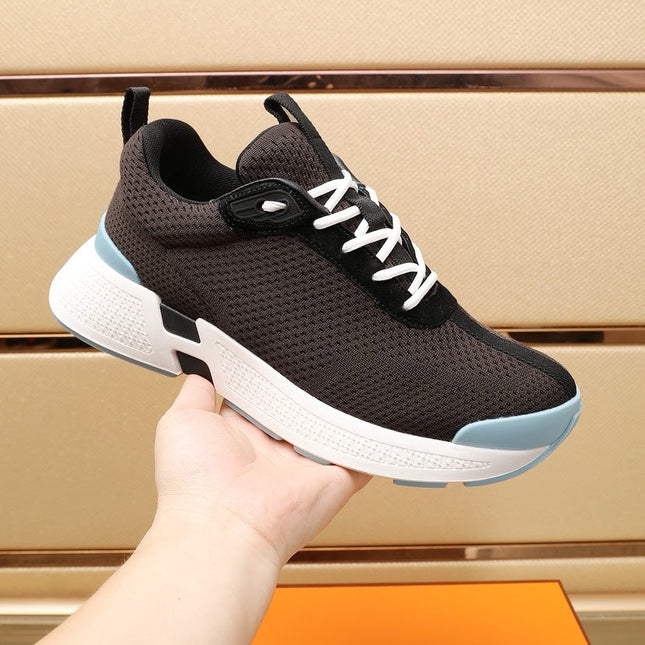 HM HUGO SNEAKER BROWN BREATHABLE FABRIC