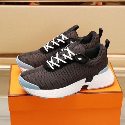 HM HUGO SNEAKER BROWN BREATHABLE FABRIC