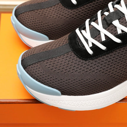 HM HUGO SNEAKER BROWN BREATHABLE FABRIC