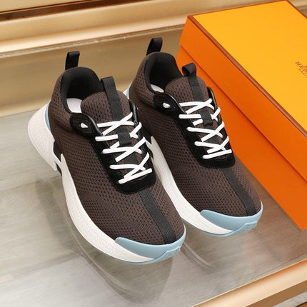 HM HUGO SNEAKER BROWN BREATHABLE FABRIC