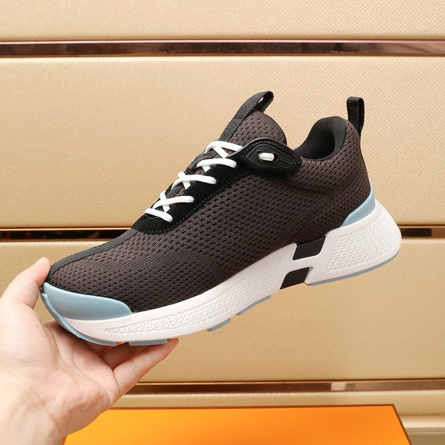 HM HUGO SNEAKER BROWN BREATHABLE FABRIC