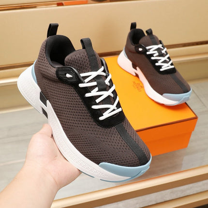HM HUGO SNEAKER BROWN BREATHABLE FABRIC