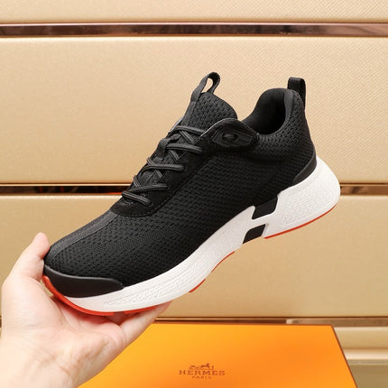 HM HUGO SNEAKER BLACK AND WHITE BREATHABLE FABRIC
