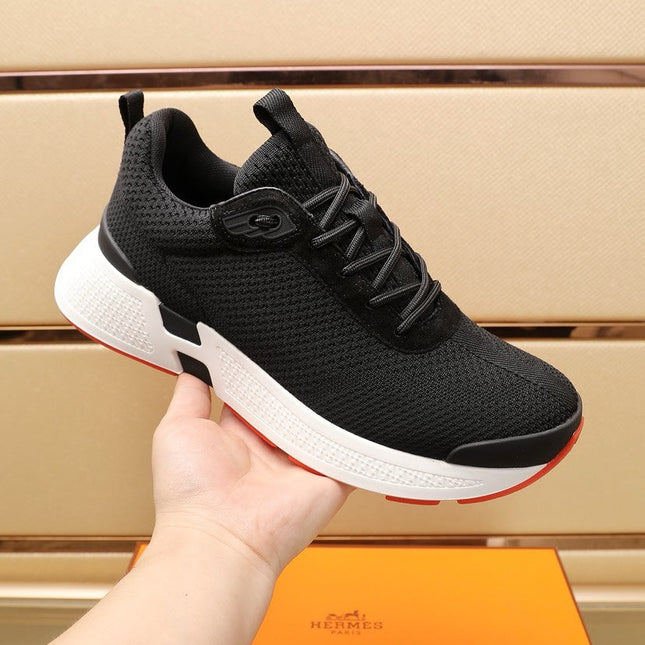 HM HUGO SNEAKER BLACK AND WHITE BREATHABLE FABRIC