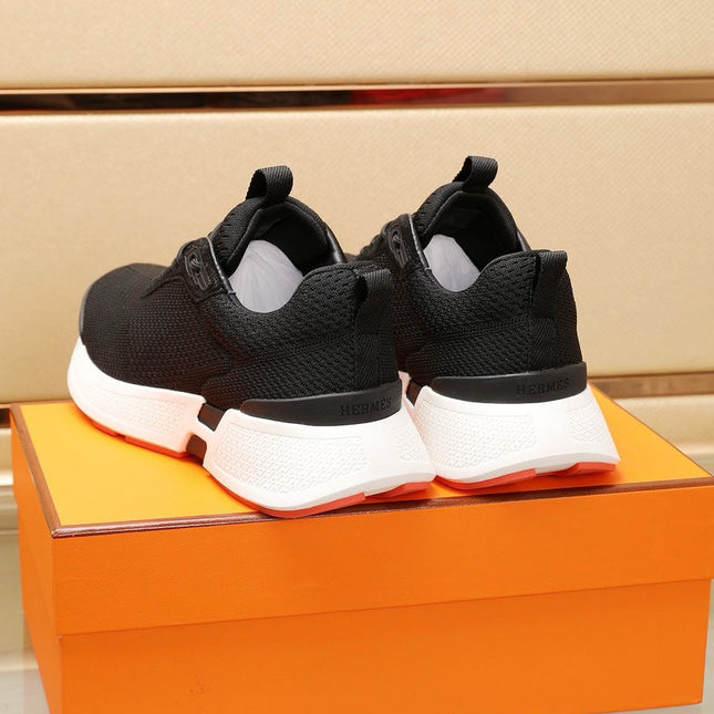 HM HUGO SNEAKER BLACK AND WHITE BREATHABLE FABRIC