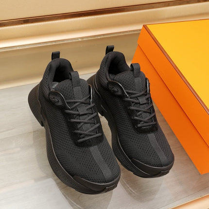 HM HUGO SNEAKER BLACK BREATHABLE FABRIC