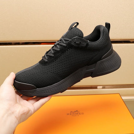HM HUGO SNEAKER BLACK BREATHABLE FABRIC