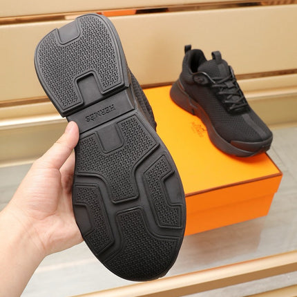 HM HUGO SNEAKER BLACK BREATHABLE FABRIC