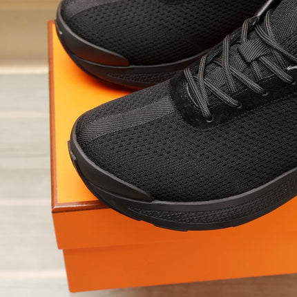 HM HUGO SNEAKER BLACK BREATHABLE FABRIC
