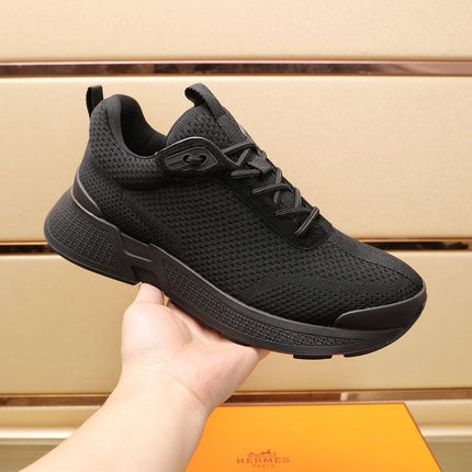 HM HUGO SNEAKER BLACK BREATHABLE FABRIC