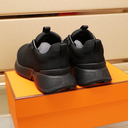 HM HUGO SNEAKER BLACK BREATHABLE FABRIC