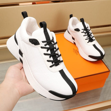 HM HUGO SNEAKER WHITE BREATHABLE FABRIC