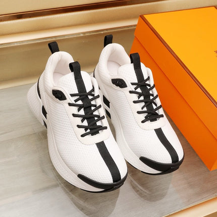 HM HUGO SNEAKER WHITE BREATHABLE FABRIC