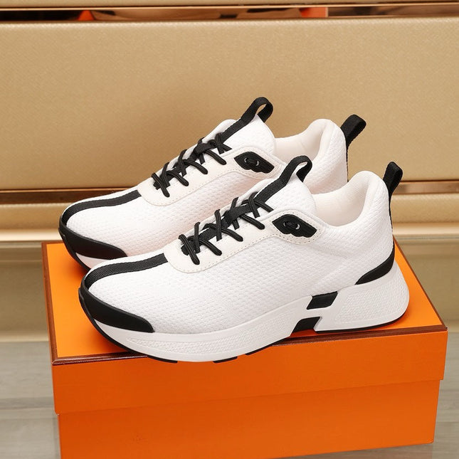 HM HUGO SNEAKER WHITE BREATHABLE FABRIC