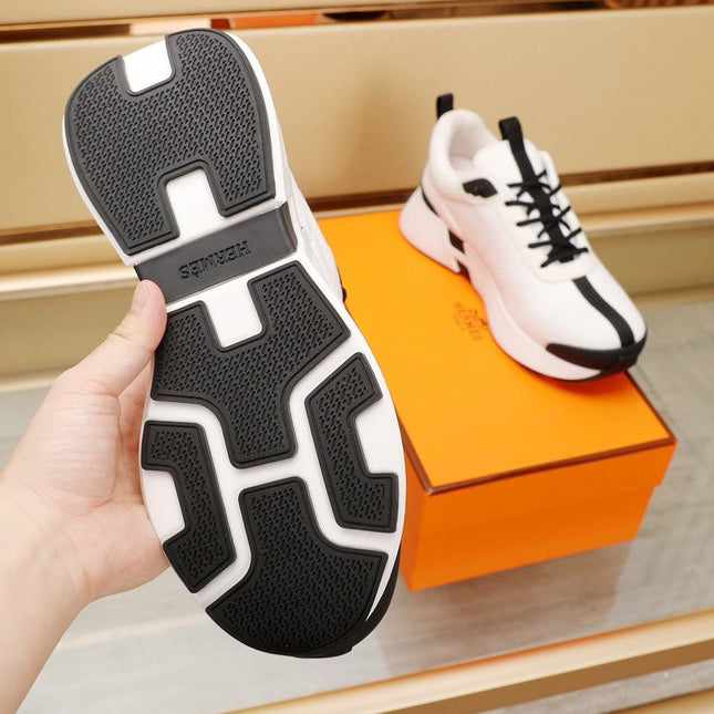 HM HUGO SNEAKER WHITE BREATHABLE FABRIC