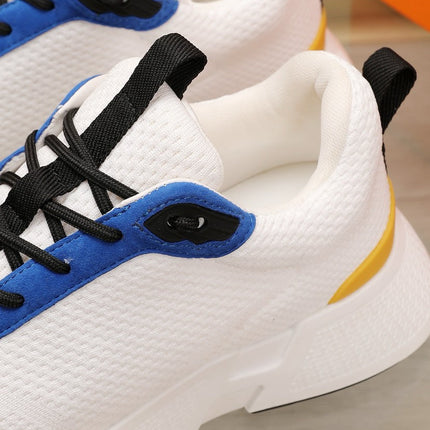 HM HUGO SNEAKER WHITE AND COBALT BREATHABLE FABRIC
