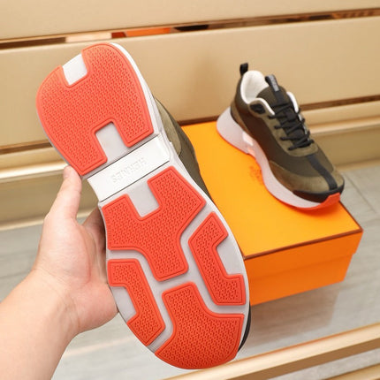 HM HUGO SNEAKER OLIVE AND JUPITER WEAVE