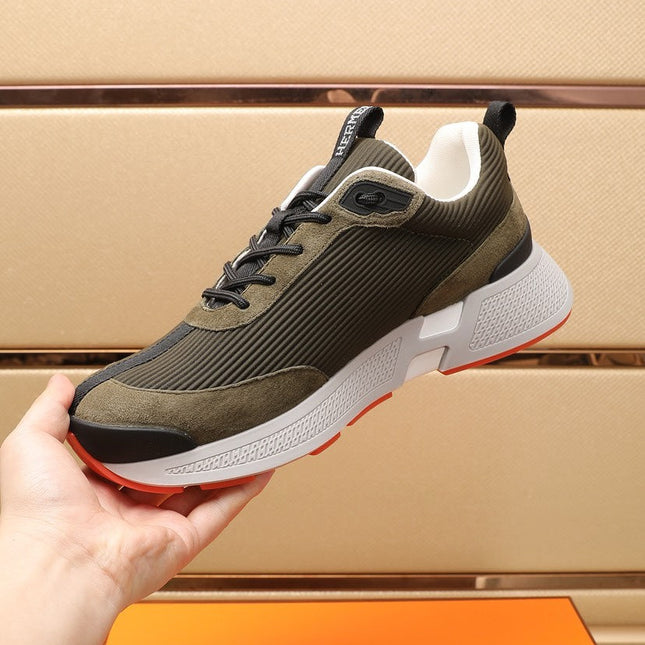 HM HUGO SNEAKER OLIVE AND JUPITER WEAVE