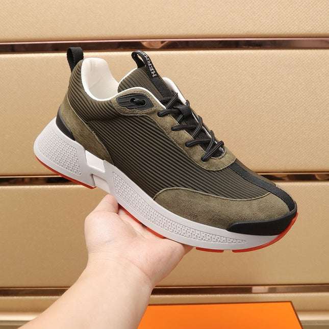 HM HUGO SNEAKER OLIVE AND JUPITER WEAVE