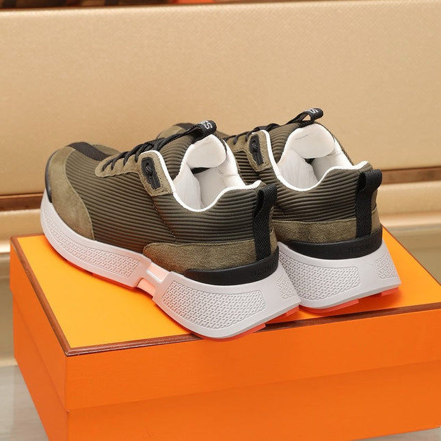 HM HUGO SNEAKER OLIVE AND JUPITER WEAVE