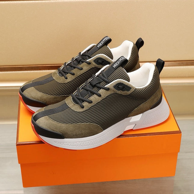 HM HUGO SNEAKER OLIVE AND JUPITER WEAVE