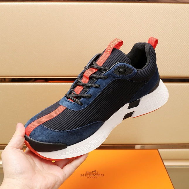 HM HUGO SNEAKER BLACK AND DENIM WEAVE