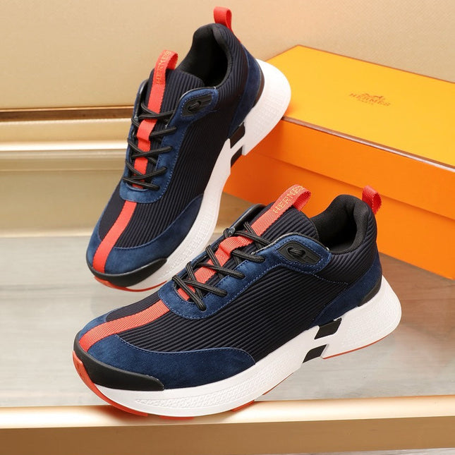 HM HUGO SNEAKER BLACK AND DENIM WEAVE