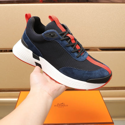 HM HUGO SNEAKER BLACK AND DENIM WEAVE