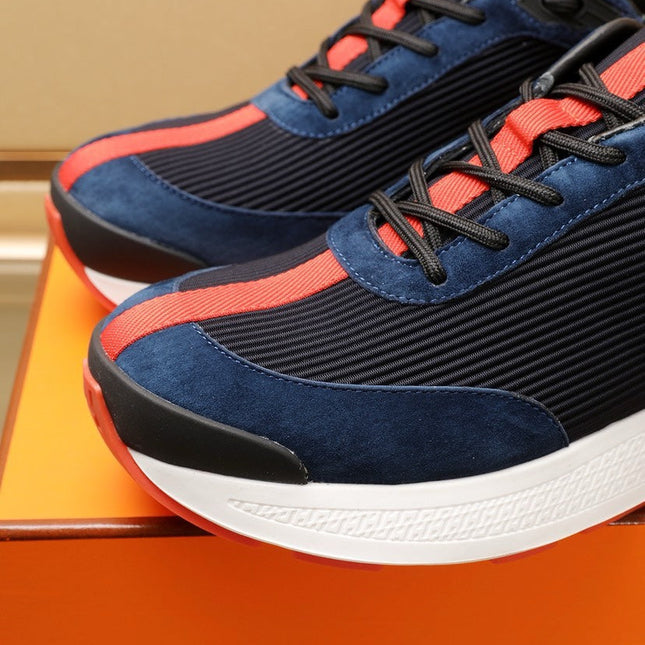 HM HUGO SNEAKER BLACK AND DENIM WEAVE