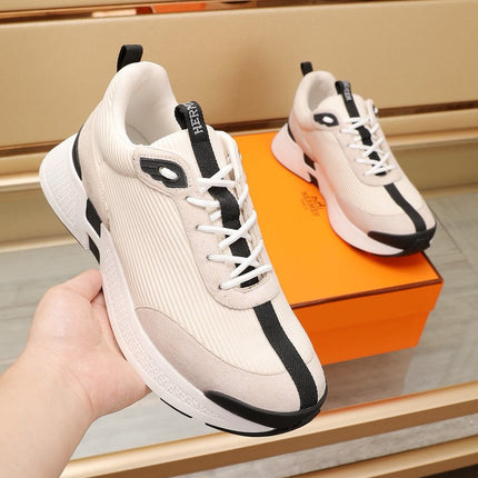 HM HUGO SNEAKER BLACK AND CREAMY WHITE WEAVE