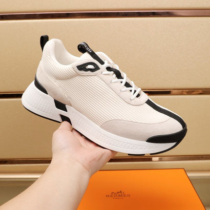 HM HUGO SNEAKER BLACK AND CREAMY WHITE WEAVE