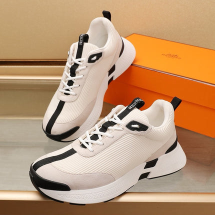 HM HUGO SNEAKER BLACK AND CREAMY WHITE WEAVE