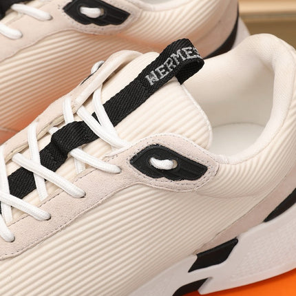 HM HUGO SNEAKER BLACK AND CREAMY WHITE WEAVE