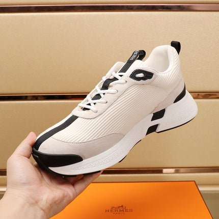 HM HUGO SNEAKER BLACK AND CREAMY WHITE WEAVE