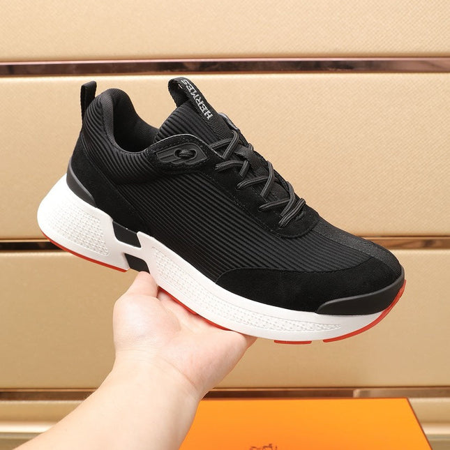 HM HUGO SNEAKER BLACK AND WHITE WEAVE