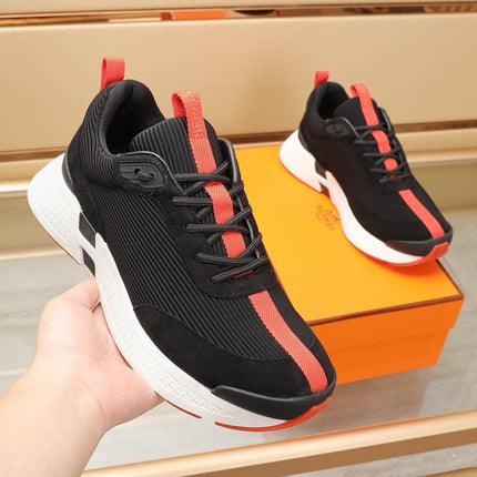 HM HUGO SNEAKER BLACK AND ORANGE WEAVE