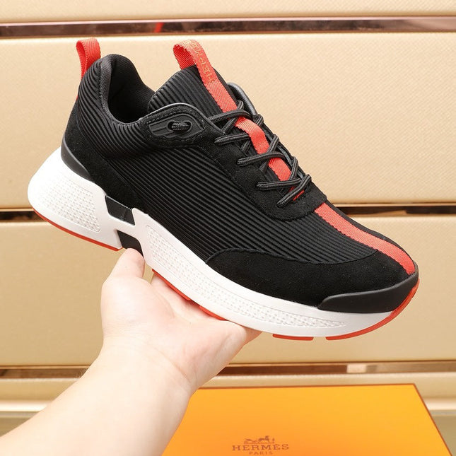 HM HUGO SNEAKER BLACK AND ORANGE WEAVE