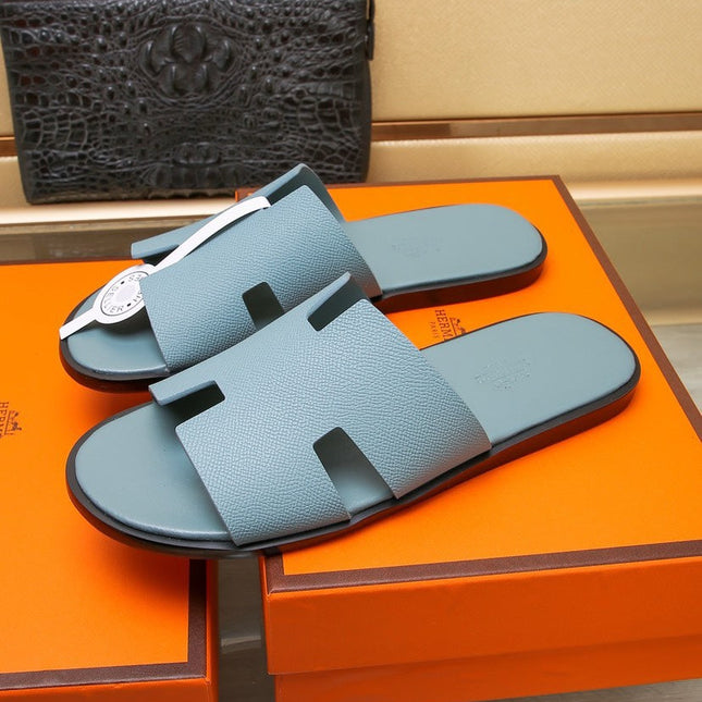 HM IZMIR SANDAL TEAL CALFSKIN