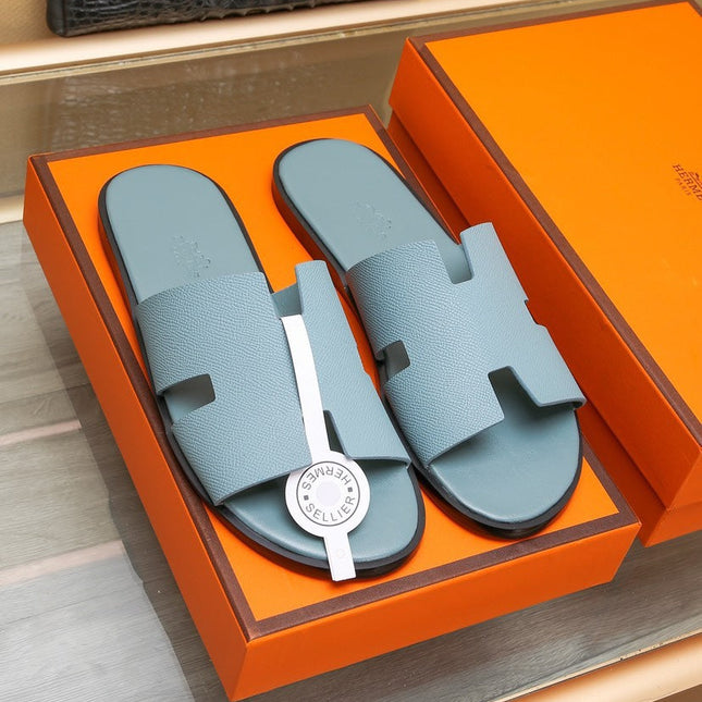 HM IZMIR SANDAL TEAL CALFSKIN
