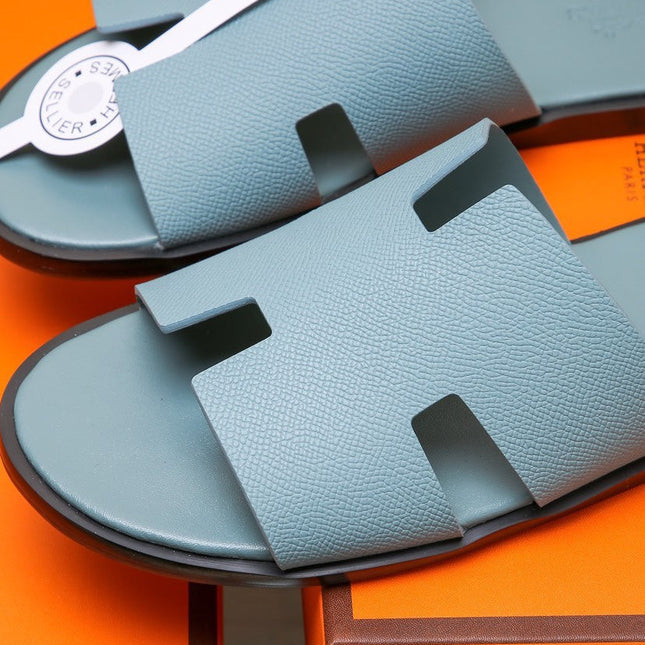 HM IZMIR SANDAL TEAL CALFSKIN