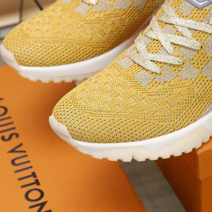 SNEAKERS IN LIGHT YELLOW MESH BREATHABLE AND RUBBER
