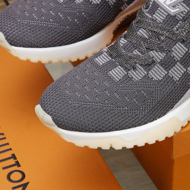 SNEAKERS IN SMOKE GREY MESH BREATHABLE AND RUBBER