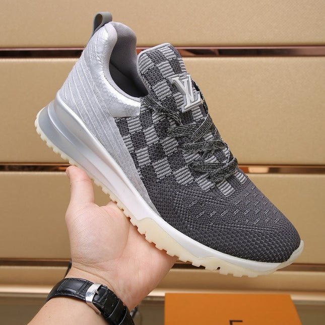 SNEAKERS IN SMOKE GREY MESH BREATHABLE AND RUBBER