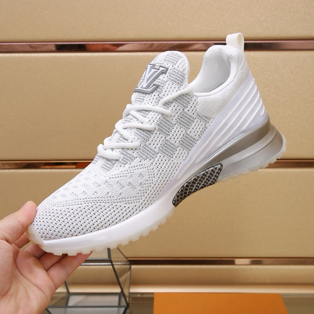 SNEAKERS IN WHITE MESH BREATHABLE AND RUBBER