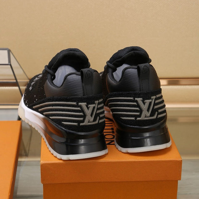 SNEAKERS IN BLACK MIX WHITE MESH BREATHABLE AND RUBBER