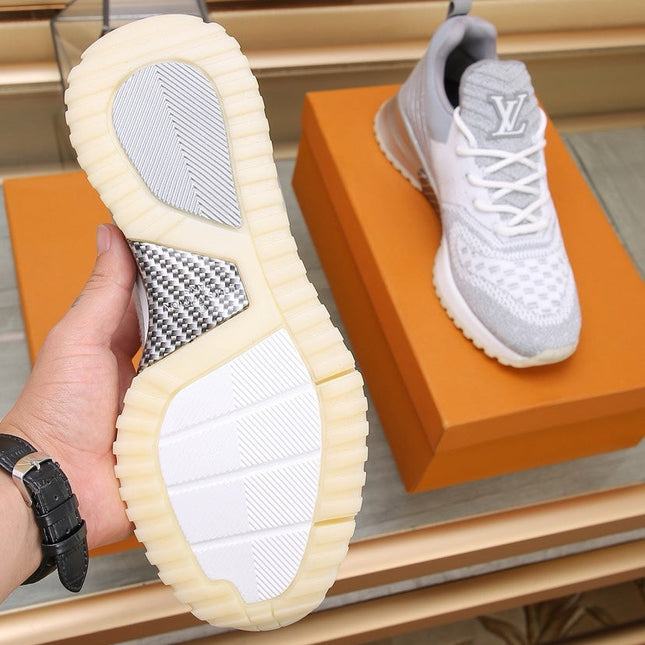 SNEAKERS IN GREY MIX SILVER MESH BREATHABLE AND RUBBER